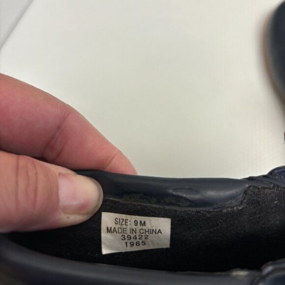 Lands End Vintage Blue Boots Women's Size 9 Rainboots Rubber Waterproof - 1569 - Picture 5 of 6